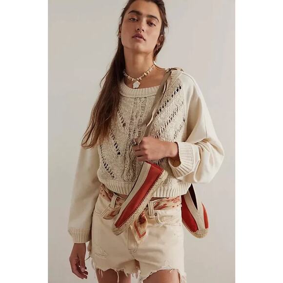 Free People Sweetness Sweatshirt - Oatmeal - Picture 1 of 8